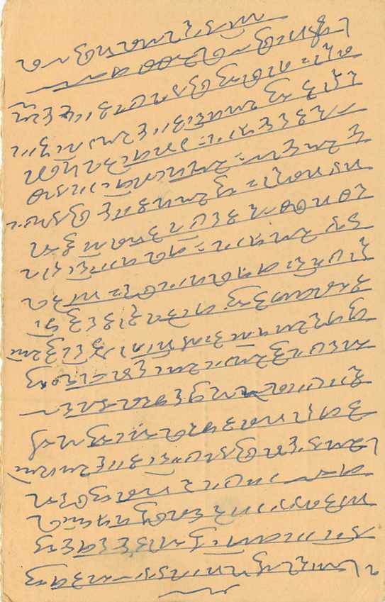Inde India Entier Postal Stationary Tigre — Verso