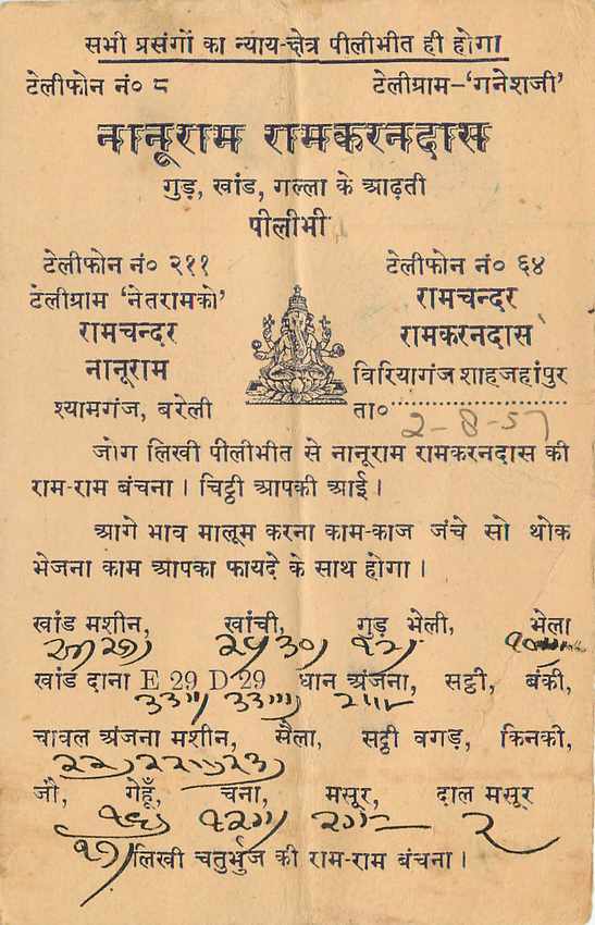 Inde India Entier Postal Stationary Tigre — Verso