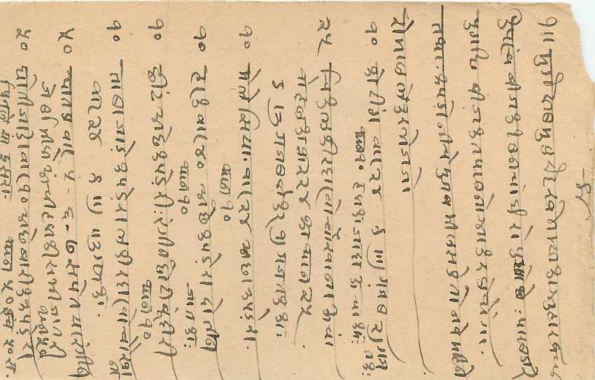 Inde India Cover Card  — Rückseite