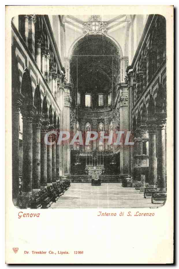 Italie Italie CPA Genova Interno di S LORenzo