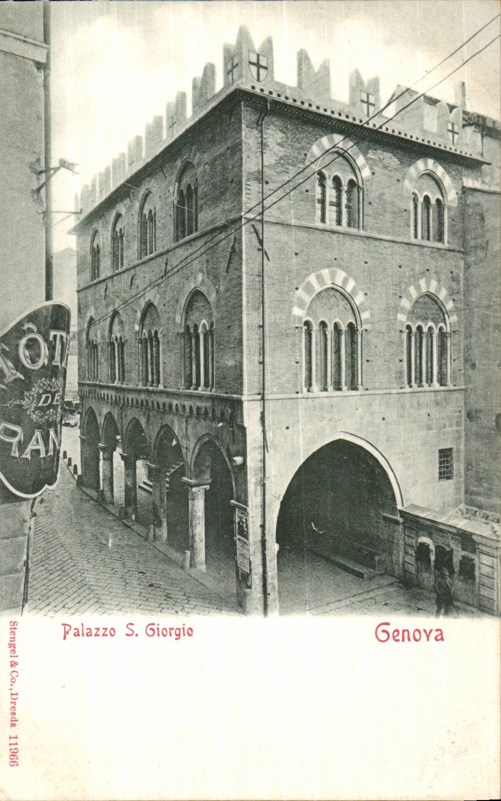 Italie Italie CPA Genova Palazzo S Giorgio