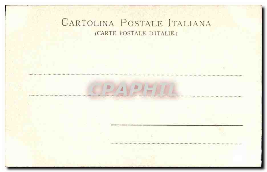 Italie Italie CPA Genova Palazzo S Giorgio — Rückseite
