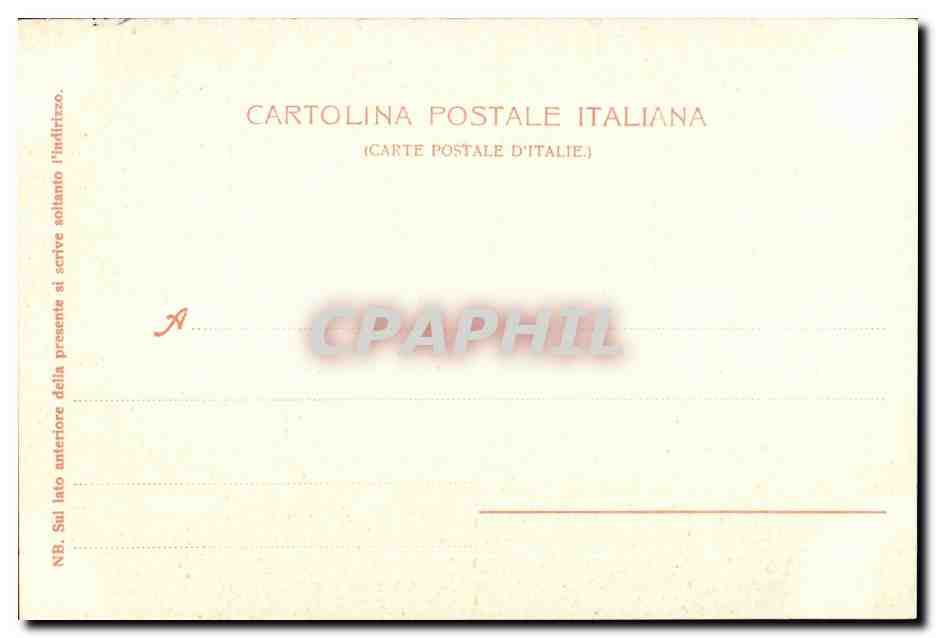 Italie Italie CPA Genova Casa di Colombo — Rückseite