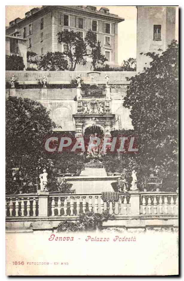 Italie Italie CPA Genova Palazzo Podesta