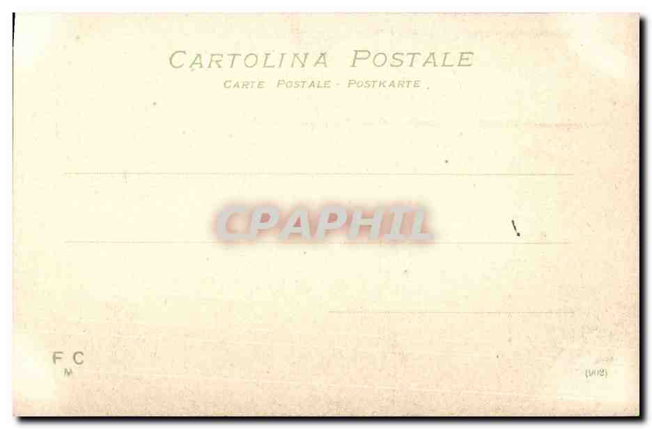 Italie Italie CPA Genova Palazzo Podesta — Rückseite