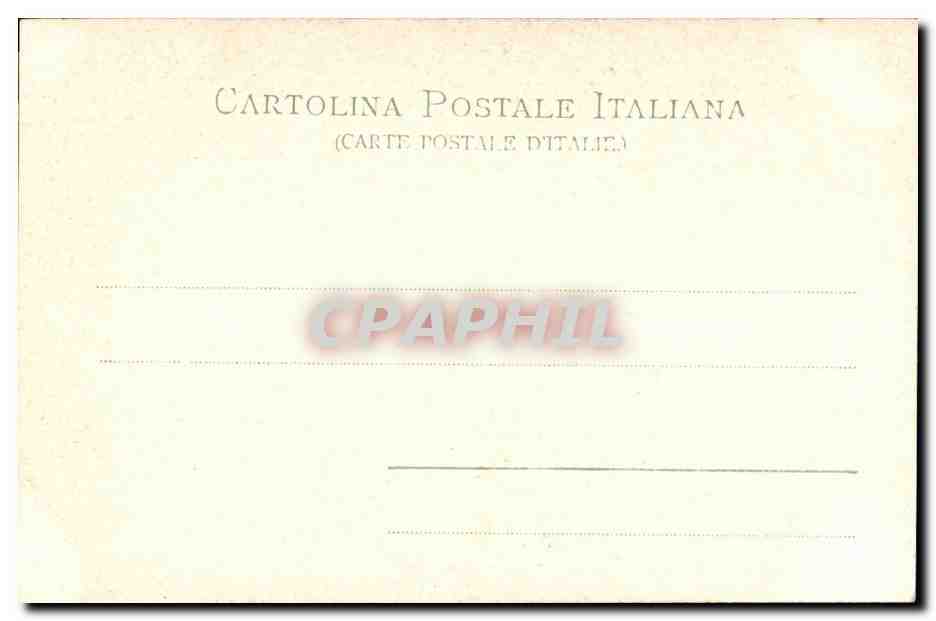 Italie Italie CPA Genova Villetta di Negro Cascata d'acqua — Rückseite