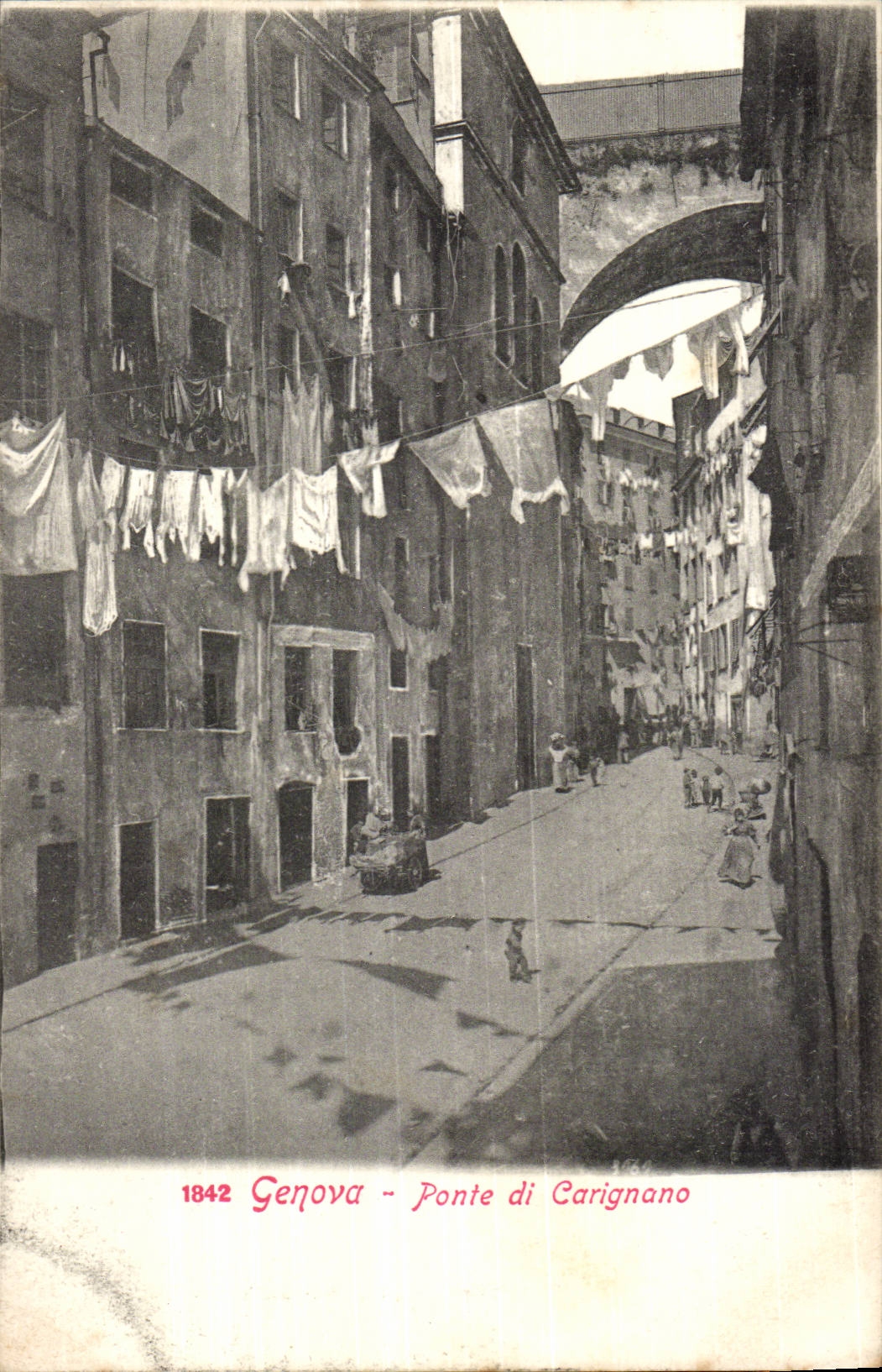 Italie Italie CPA Genova Ponte di Carignano