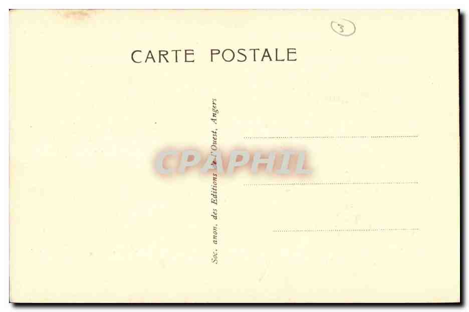 CPA Environs de Saumur Saint Hilaire Saint Florent Communaute de Sainte Anne Cloitre (cote du noviciat) — Rückseite