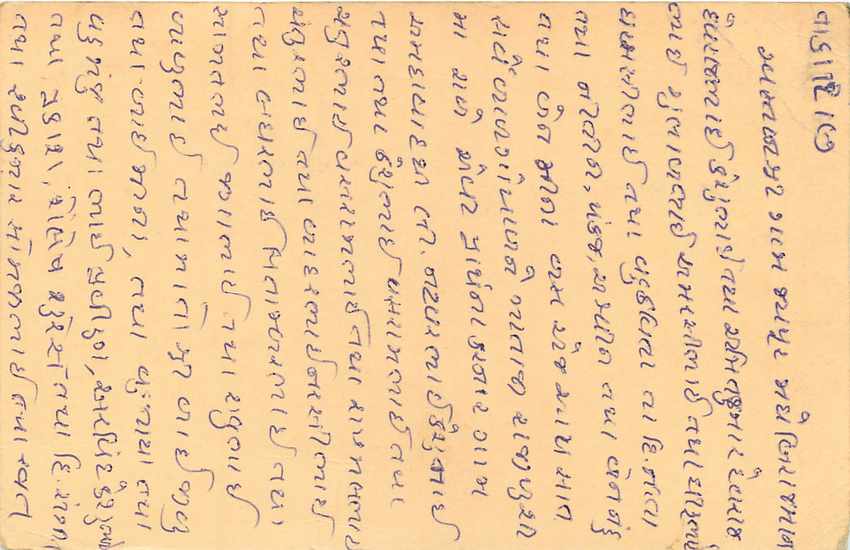 Inde India Cover Card Postal Stationary Singe Monkey Lemurien — Verso