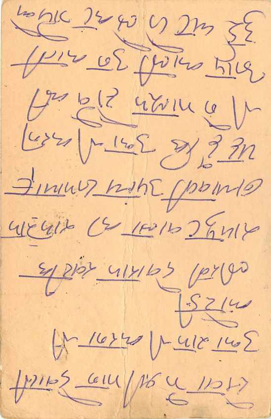 Inde India Cover Card Postal Stationary Singe Monkey Lemurien — Verso