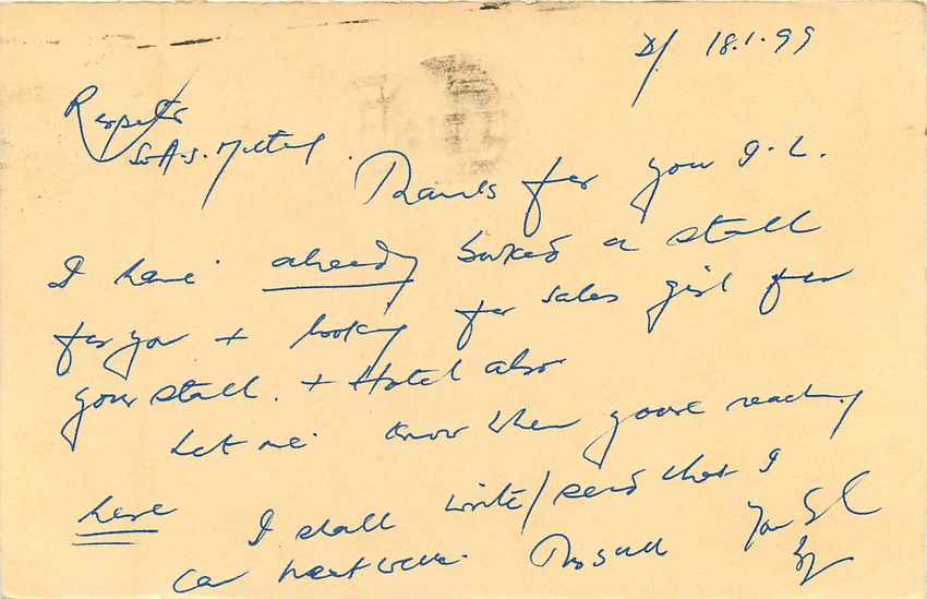 Inde India Cover Card Postal Stationary Tigre — Verso