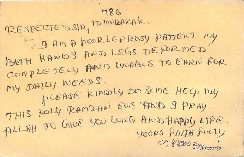 Inde India Cover Card Postal Stationary Tigre — Rückseite