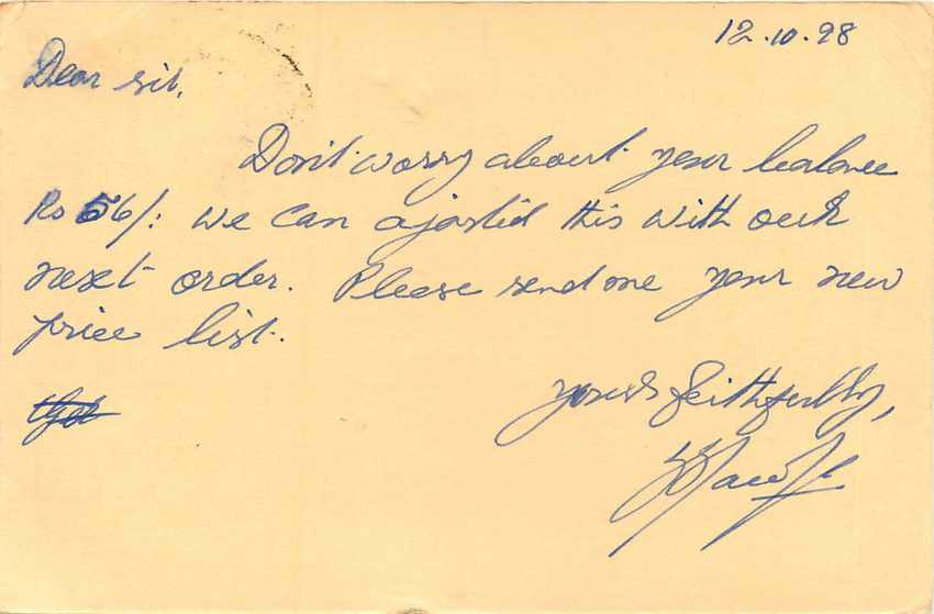 Inde India Cover Card Postal Stationary Singe Monkey Lemurien — Verso
