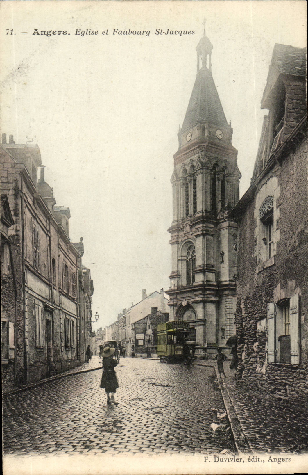 Angers CPA Eglise et faubourg Saint Jacques