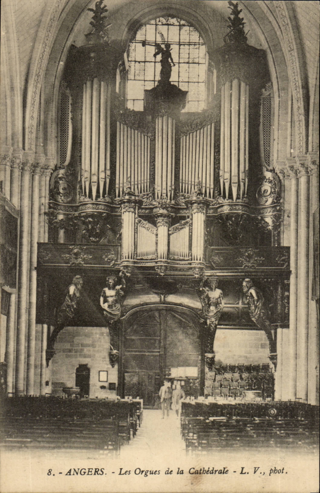 Angers CPA Les orgues de la cathedrale