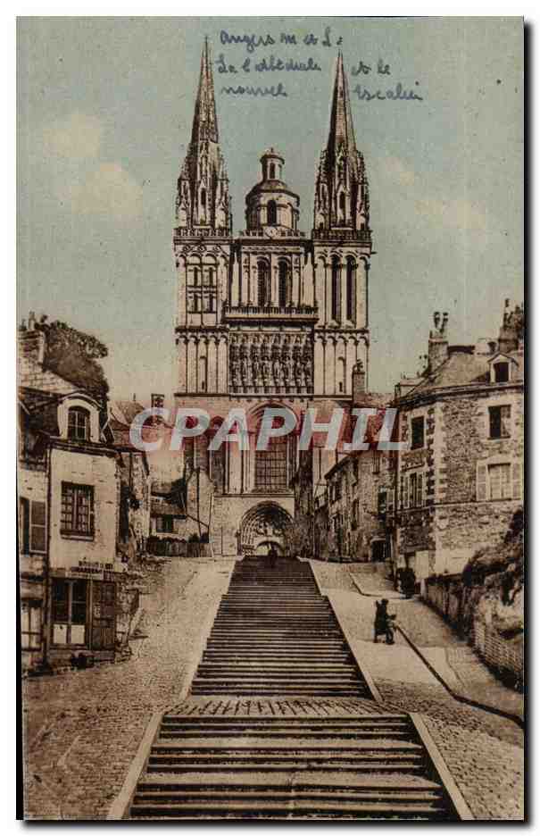 Angers CPA La cathedrale