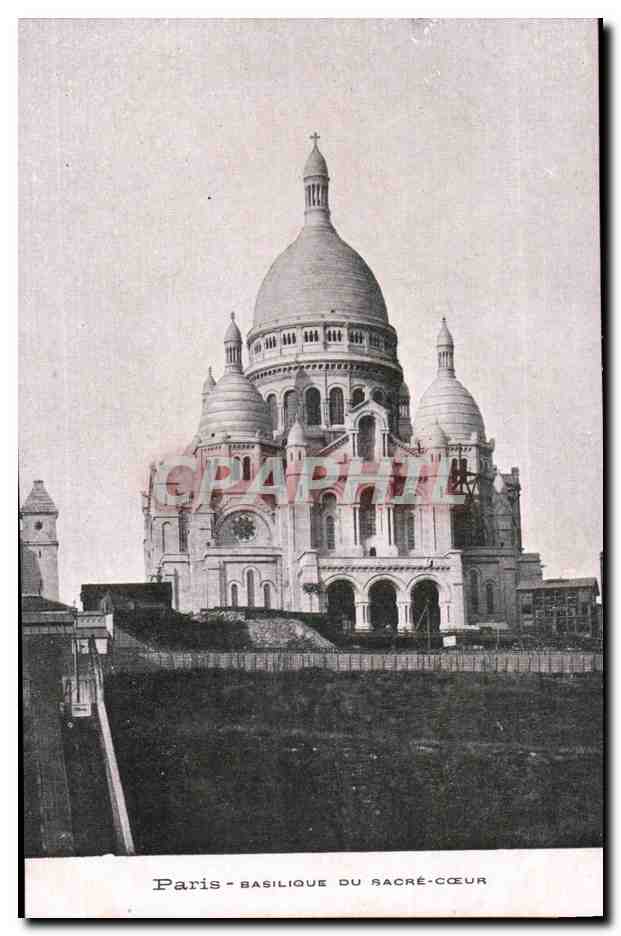 Paris CPA Basilique du Sacre coeur