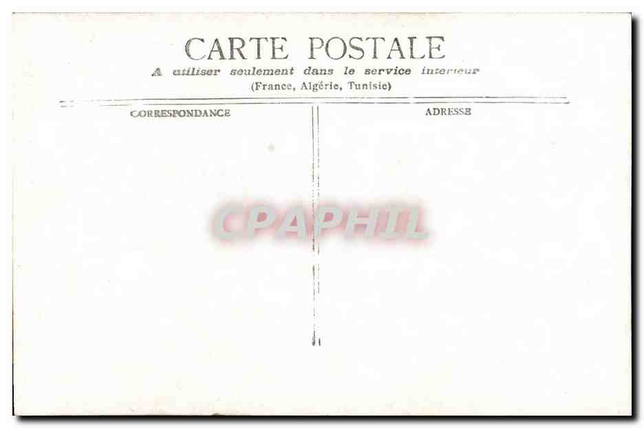 Paris CPA Place de la Bastille et la colonne de Juillet — Rückseite