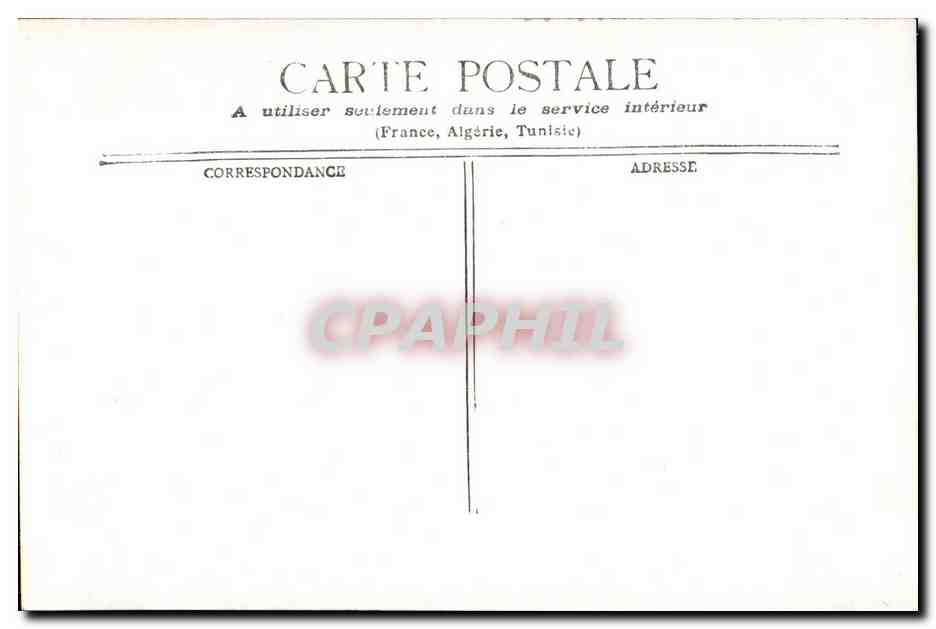 Paris CPA La Trinite — Verso