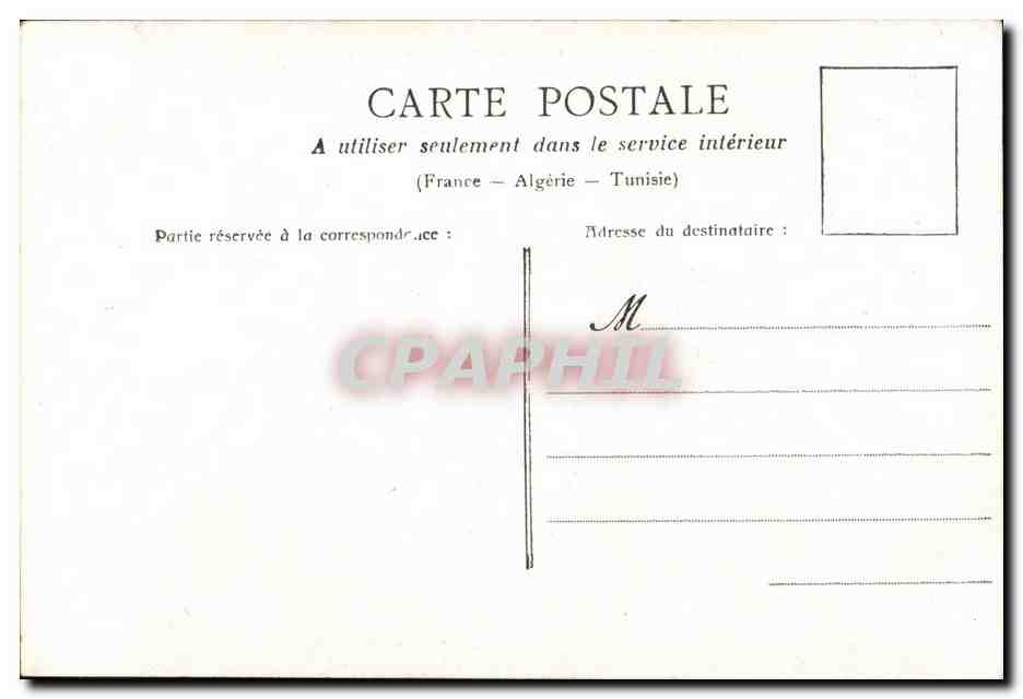 Versailles CPA Louis XIV — Verso
