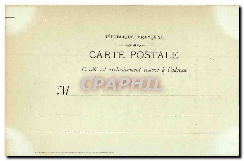 Marseille CPA Les ascenseurs de Notre DAme de la Garde — Rückseite