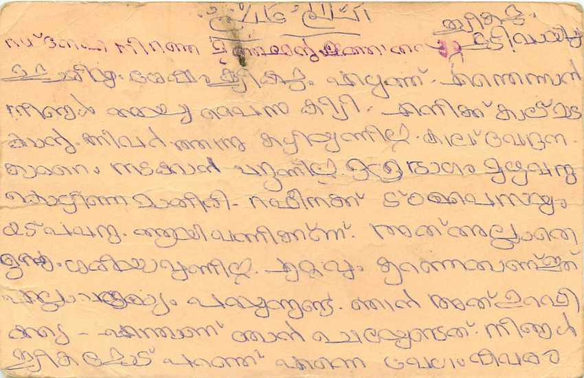 Inde India Entier Postal Stationary Lemurien Singe Monkey — Verso
