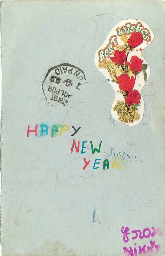 Inde India Entier Postal Stationary Tigre — Verso