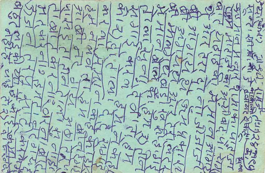 Inde India Entier Postal Stationary Tigre — Verso