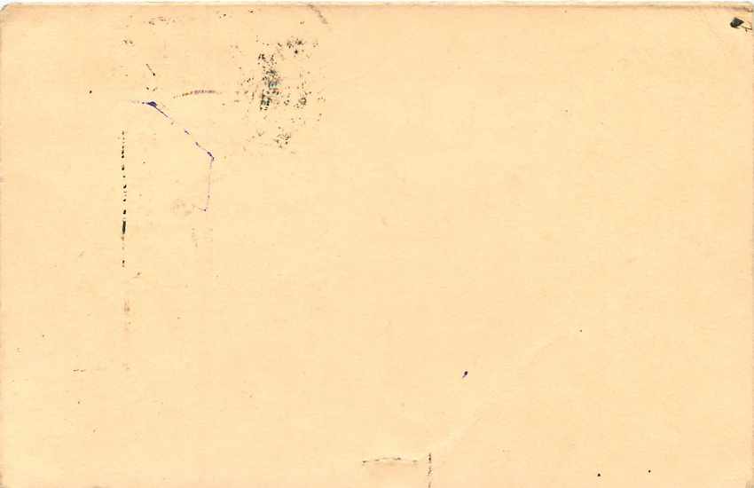 Inde India Entier Postal Stationary Tigre — Verso