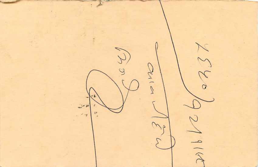 Inde India Entier Postal Stationary Tigre — Verso