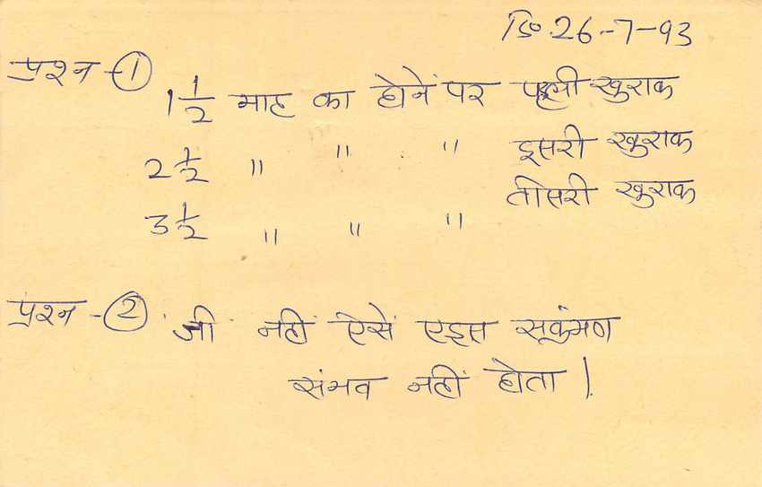 Inde India Entier Postal Stationary Tigre — Verso