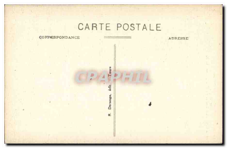 Saumur CPA Le chateau Tour d'angle cote sud et porte d'entree — Rückseite