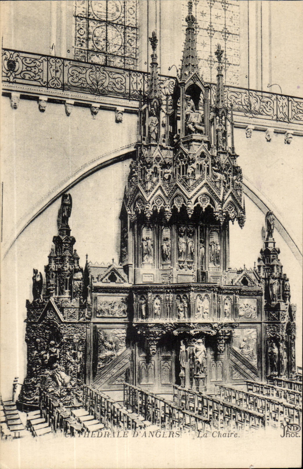 Angers CPA La cathedrale La chaire
