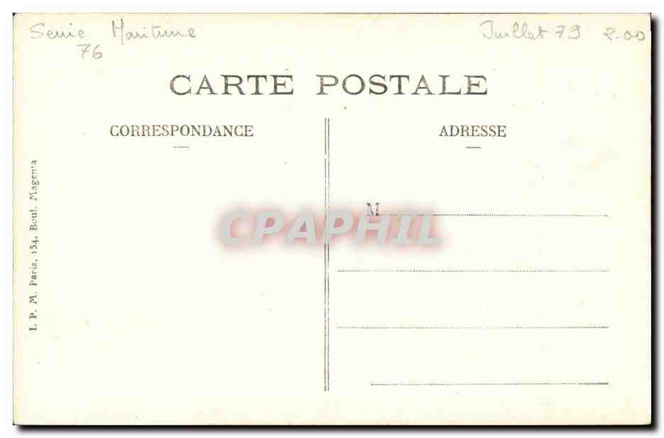 Caudebec en CAux CPa l'eglise et le couvent Notre DAme — Verso