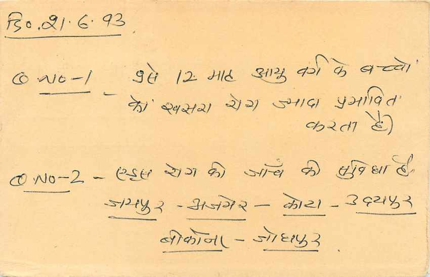 Inde India Entier Postal Stationary Tigre — Verso