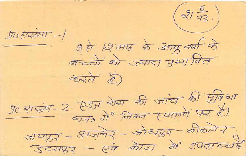 Inde India Entier Postal Stationary Tigre Tiger  — Verso