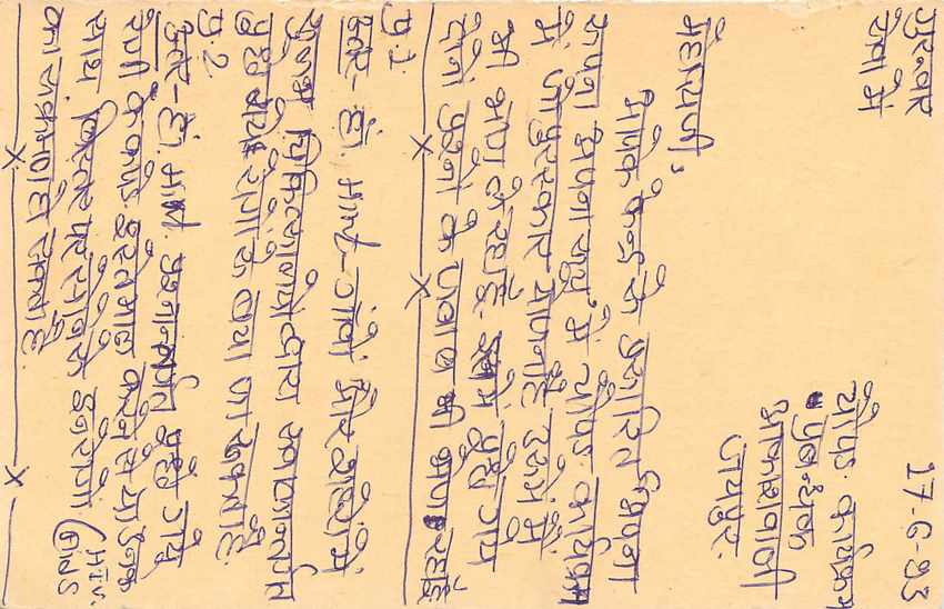 Inde India Entier Postal Stationary Tigre Tiger  — Verso