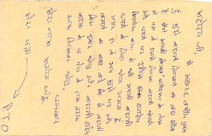 Inde India Entier Postal Stationary Tigre Tiger  — Verso