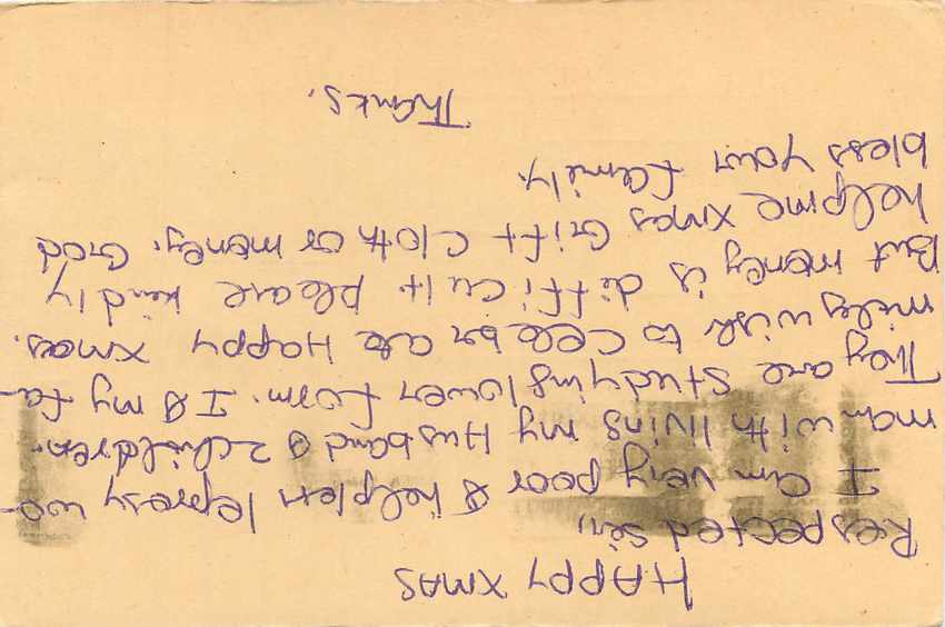 Inde India Entier Postal Stationary Tigre Tiger  — Verso