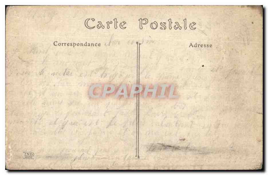 Auxerre CPA La Tour de l'horloge (animee) — Verso