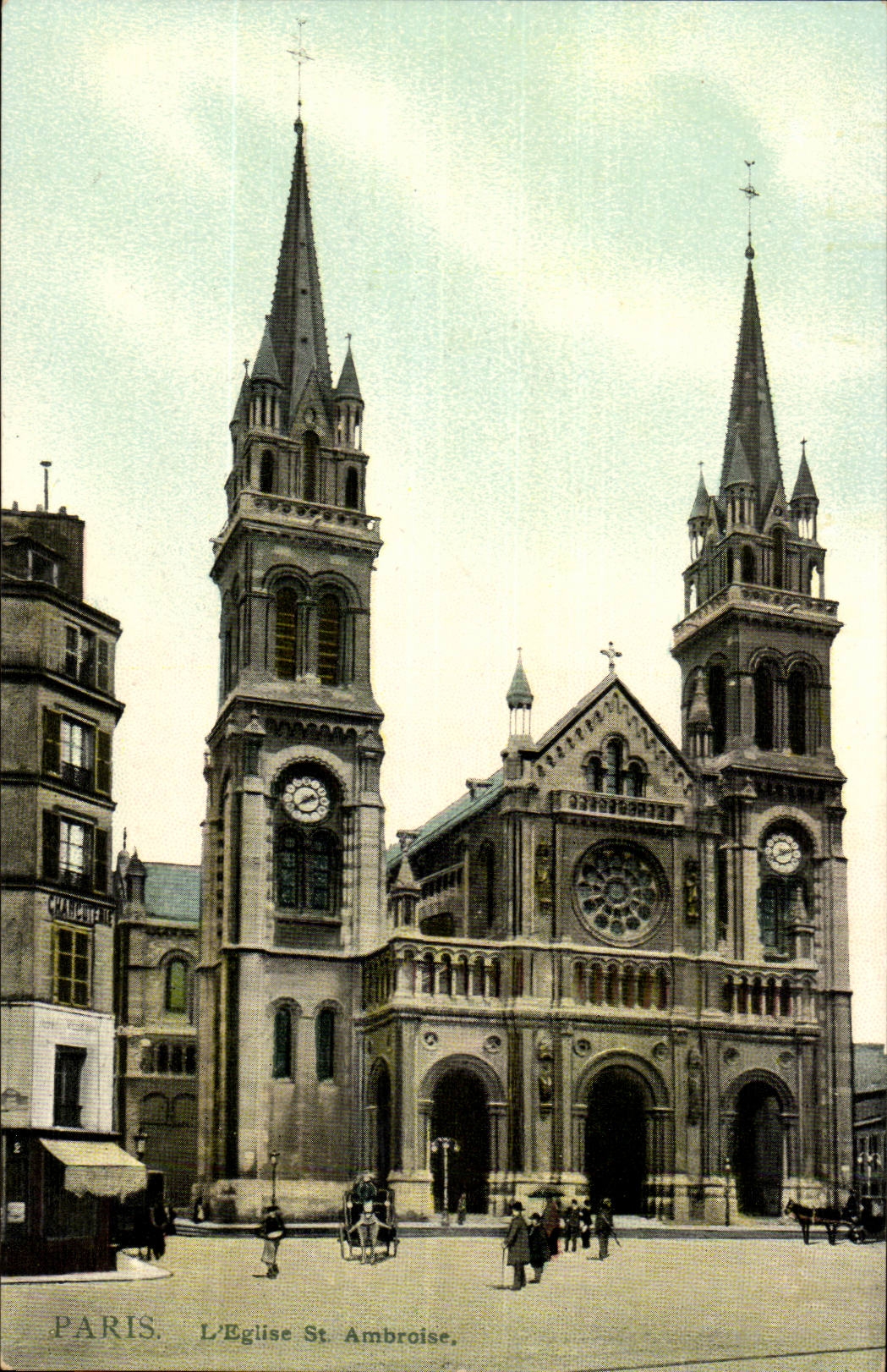Paris CPA L'eglise St Ambroise
