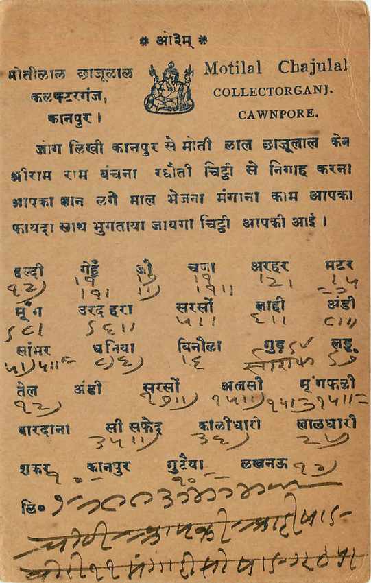 Inde India Entier Postal Stationary George V — Rückseite