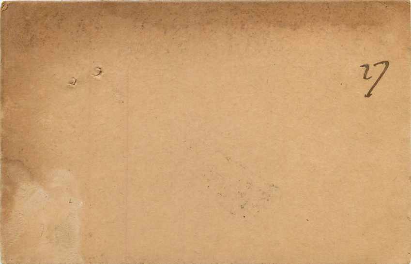 Inde India Entier Postal Stationary George V — Rückseite