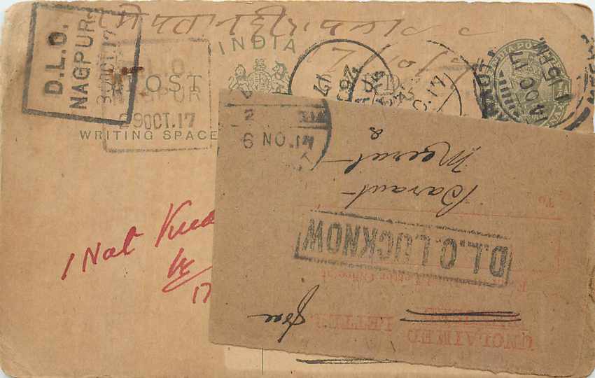 Inde India Entier Postal Stationary George V