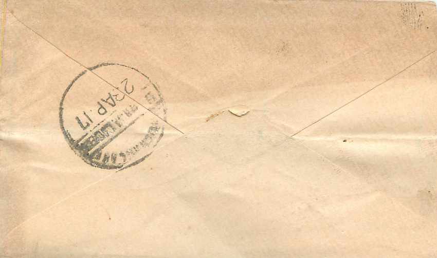 Inde India Entier Postal Stationary  — Verso