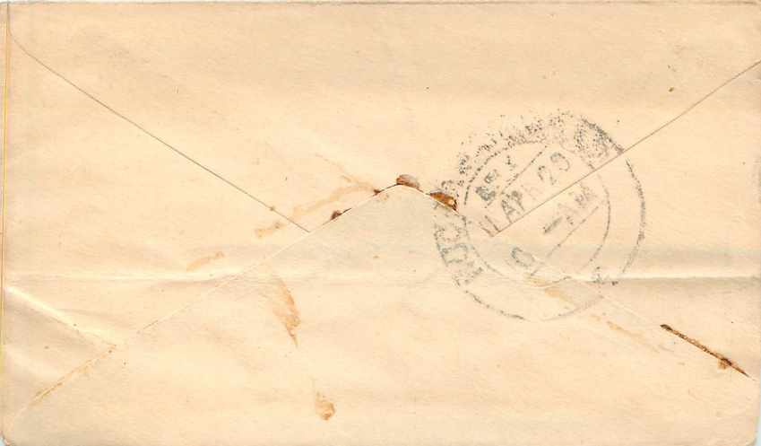 Inde India Entier Postal Stationary  — Rückseite