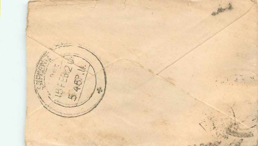 Inde India Entier Postal Stationary  — Rückseite