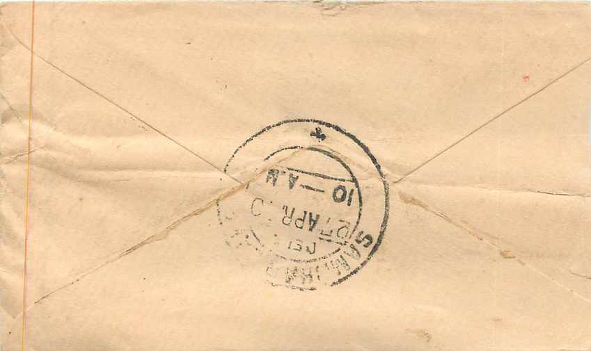 Inde India Entier Postal Stationary  — Rückseite