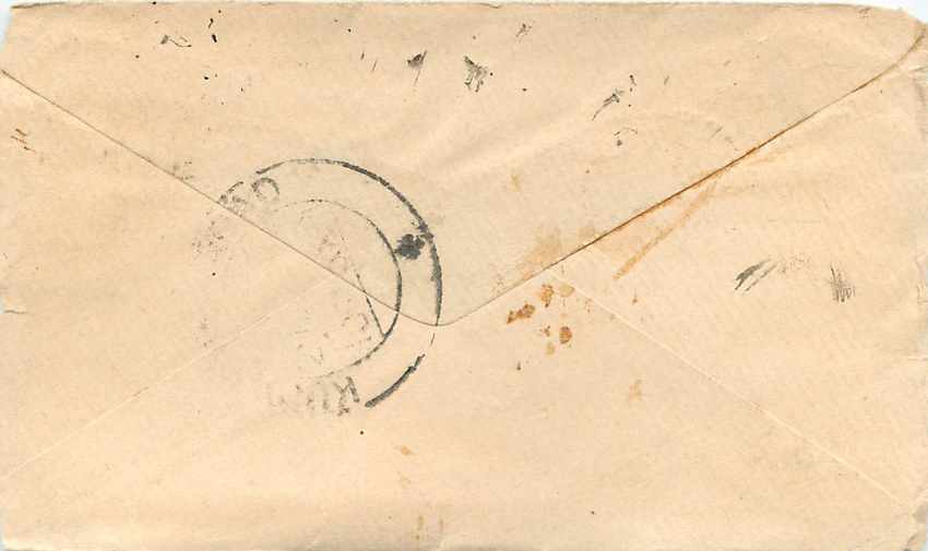 Inde India Entier Postal Stationary  — Rückseite