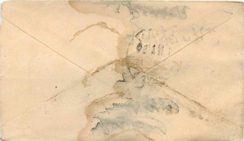 Inde India Entier Postal Stationary  — Verso